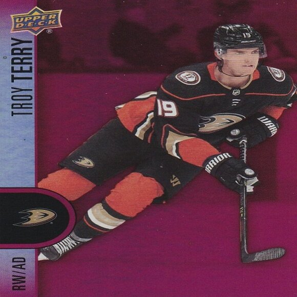 Troy Terry Anaheim Ducks NHL Hockey Card Collection - 3 Card Set - Picture 4 of 7